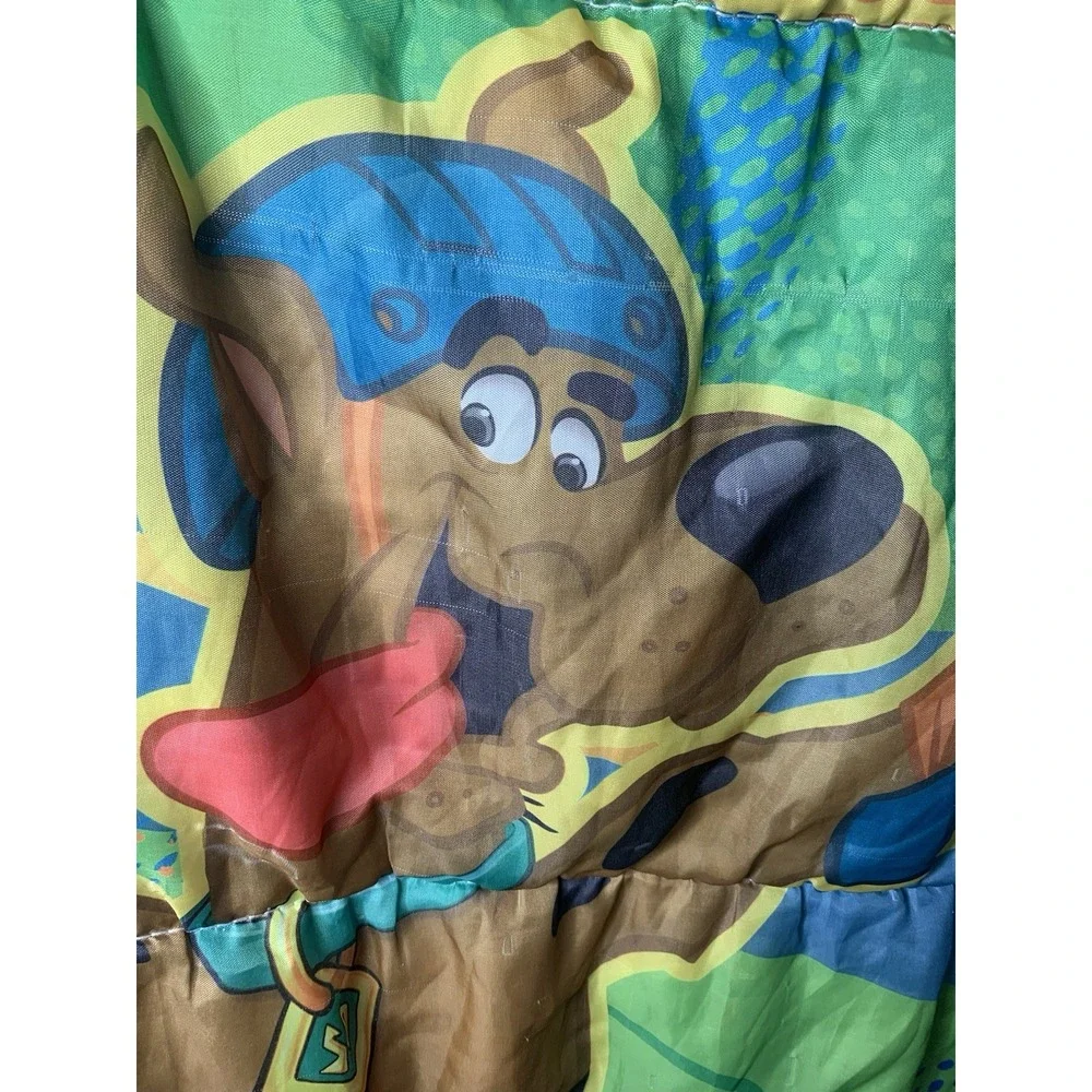 Vintage 90s Scooby Doo Hanna-Barbera Kid's Sleeping Bag Blanket‎ Youth 1999 USA